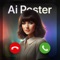 Create stunning contact posters for any contact with the AI Contact Poster Maker app