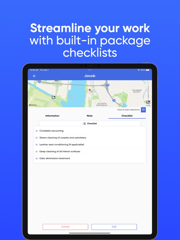 Coorly for Mobile Detailers iPad screenshot 8 - Business app