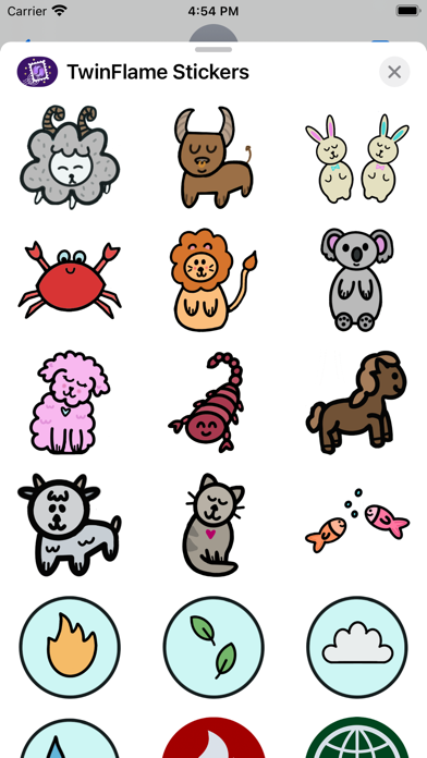 TwinFlame - Astrology Stickers Screenshot
