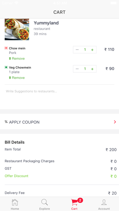 Foodwifi iPhone screenshot 5