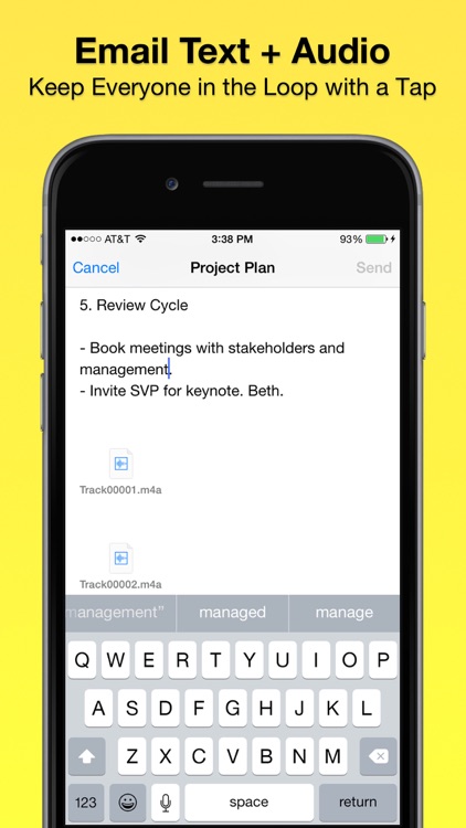 Audio Notebook Pocket Recorder screenshot-3