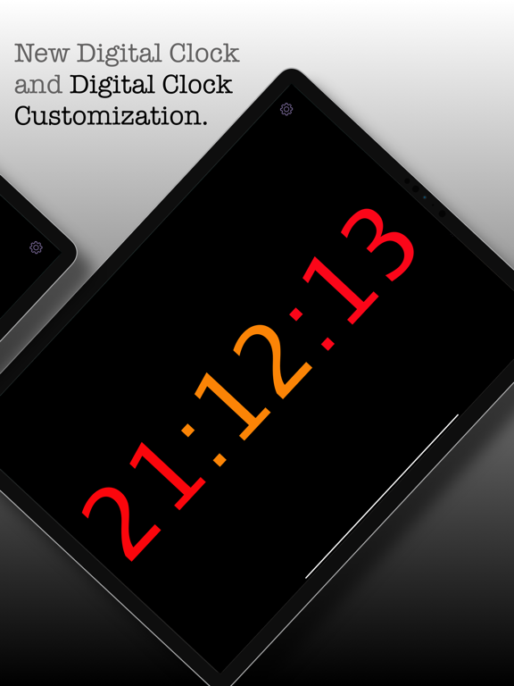 Flip Clock - Digital Clock iPad screenshot