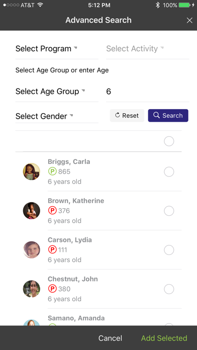 TRAX Attendance Manager Screenshot