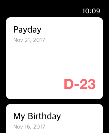 TheDayBefore (days countdown) screenshot 11