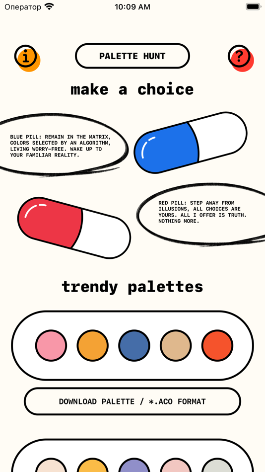#1. Palette Hunt (iOS) By: Dmitry Mashkin