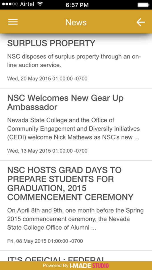 #5. Nevada State University (iOS) 由: Nevada State University
