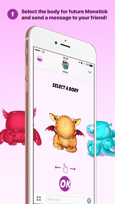 Monsticks iPhone screenshot 1 - Entertainment app