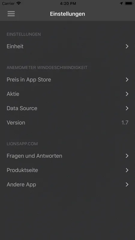 Windmesser Windgeschwindigkeit screenshot 6 of 7