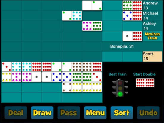 Screenshot #4 pour Mexican Train Dominoes 2