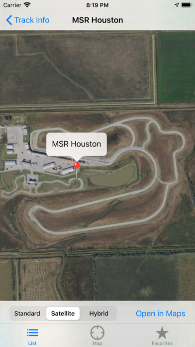Texas Race Tracks iPhone screenshot 3 - Sports app