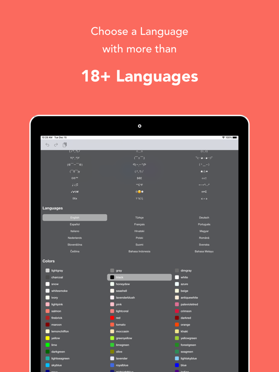 Screenshot #6 pour Clavier pour iPhone - Polices