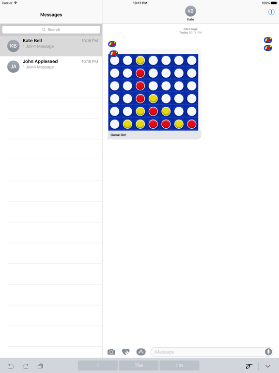 Screenshot #6 pour Join4 for iMessage