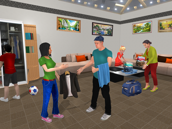 Family Summer Vacations Games iPad screenshot