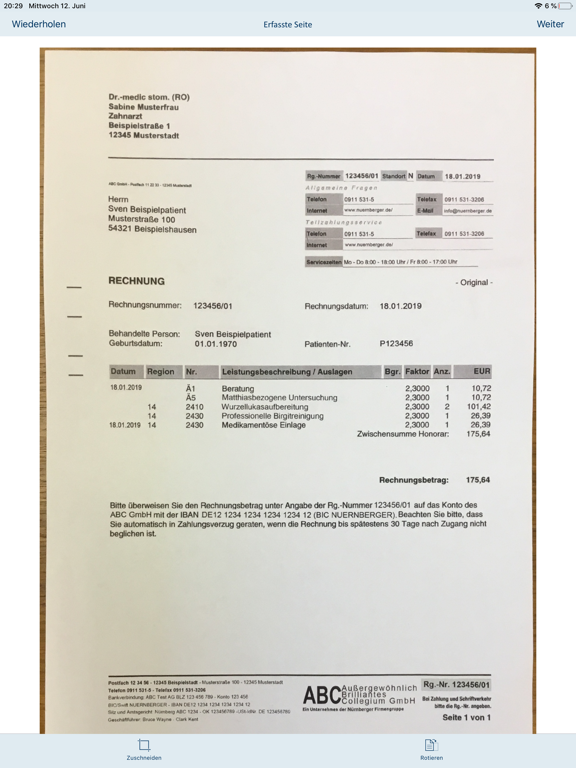 Screenshot #5 pour NÜRNBERGER EasyScan