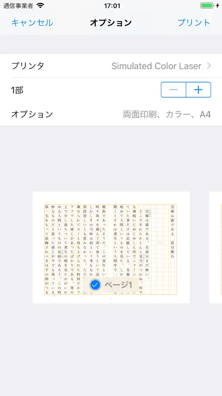 iプリント - テキスト印刷 screenshot 4 of 4