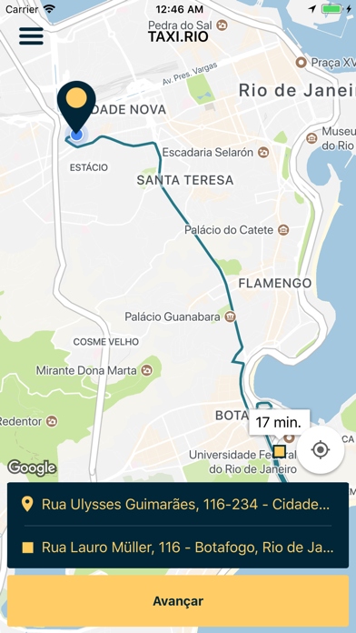 Taxi.Rio - Passageiro Screenshot 4 - AppWisp.com Taxi.Rio - Passageiro Screenshot 4 - AppWisp.com