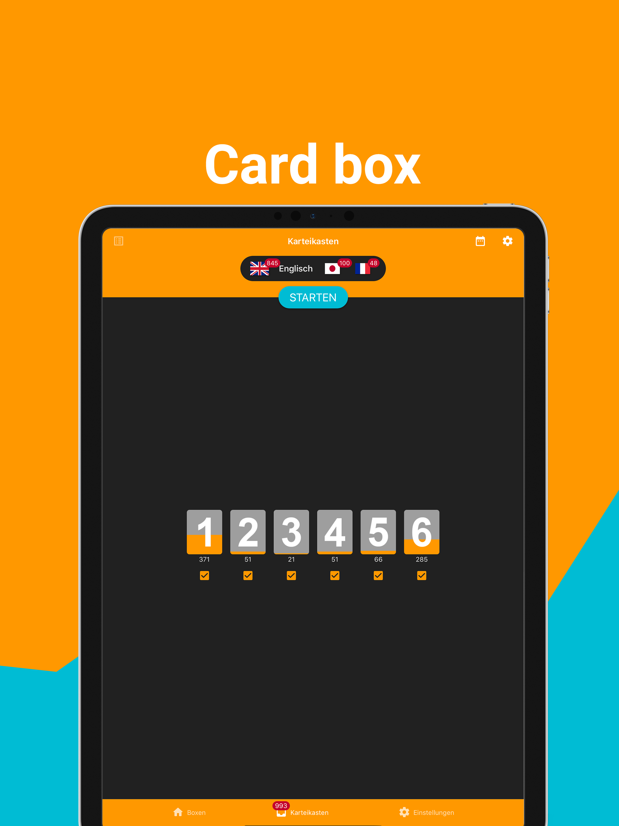 VokabelBox Vocabulary trainer
