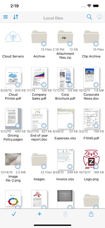 PrintCentral for iPhone screenshot 1 of 5