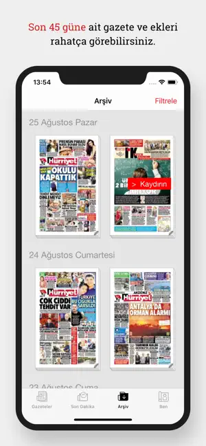 Hürriyet E-Gazete screenshot 2