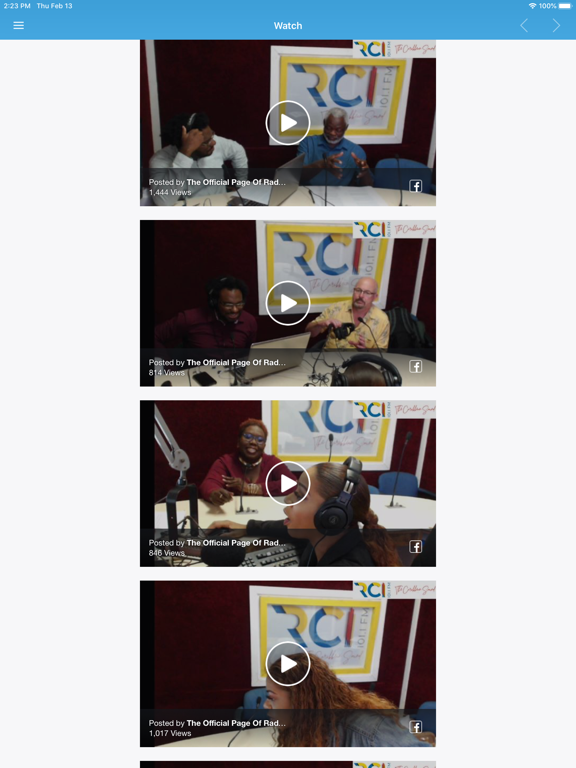 Radio Caribbean International iPad screenshot 3 - Music app