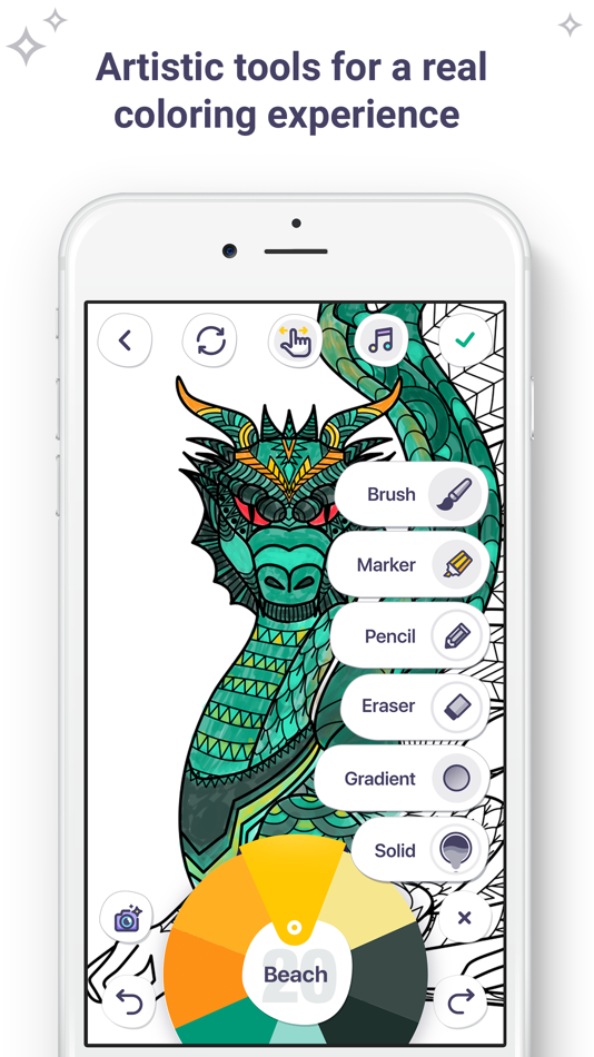 #4. Coloring Book for Me (iOS) 由: Mosaic S.r.l.