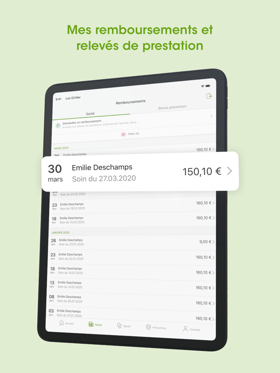 Screenshot #5 pour Mutuelle MGEN Espace personnel