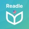 Readle is a language learning app with real-world news & stories