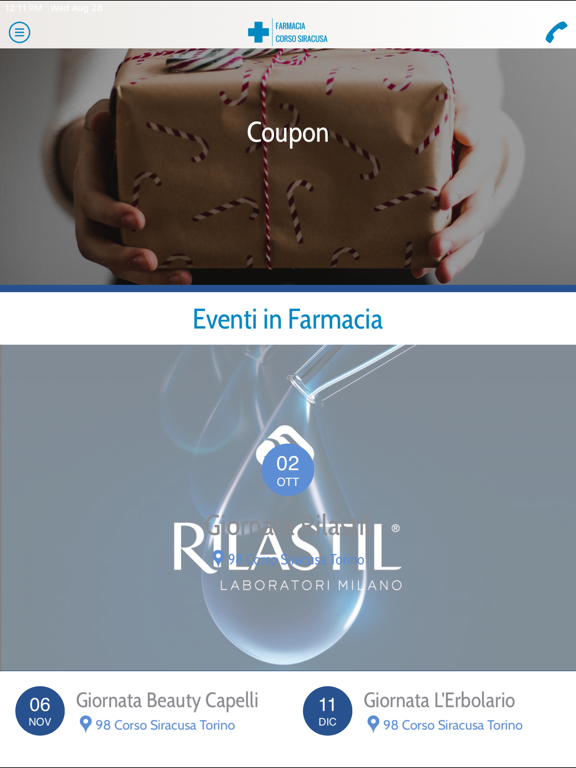 Farmacia Corso Siracusa iPad screenshot