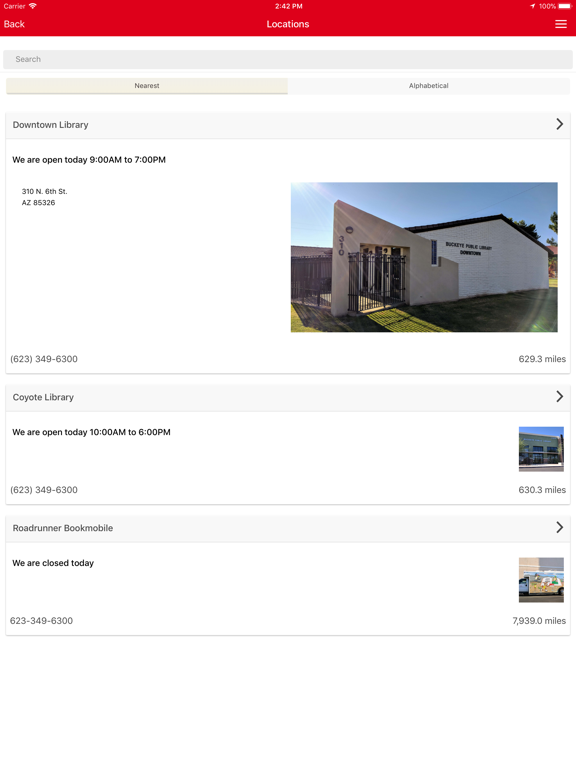 Buckeye Public Library System iPad screenshot 3 - Education app
