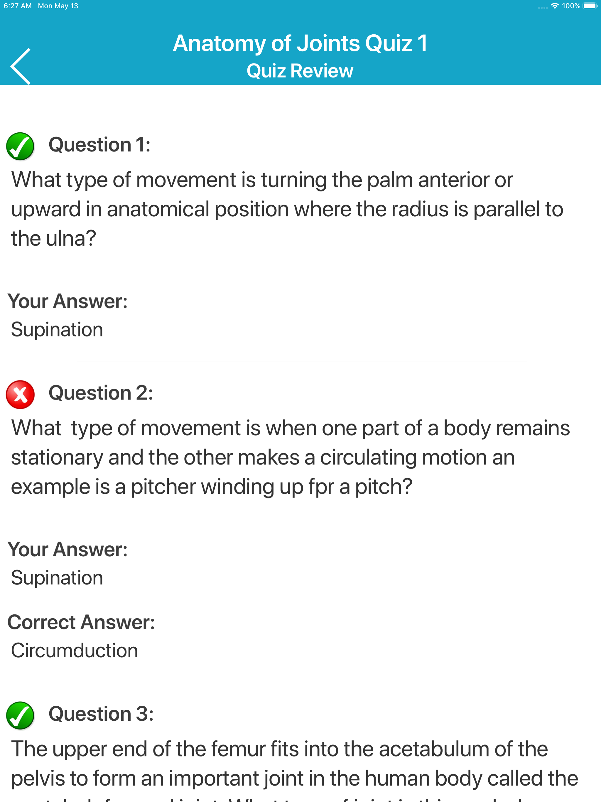 Skeletal System Quizzes screenshot 13
