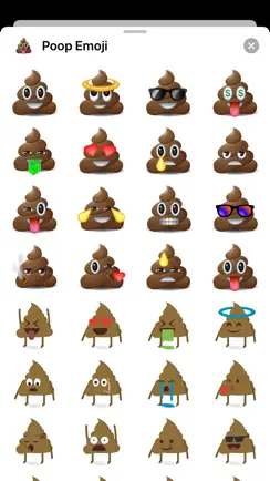 Poop Emoji Stickers - PRO HD iPhone image 1