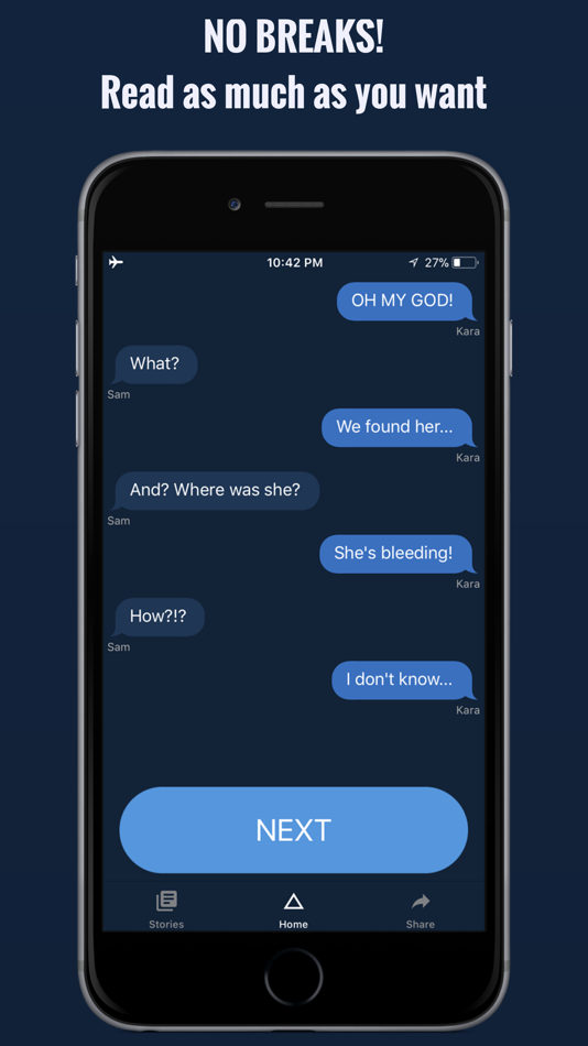 #2. Scary Chat Stories:Addicted AI (iOS) 由: Taras Kalkovets