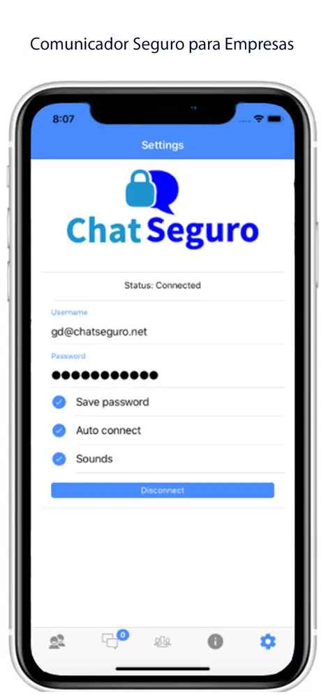 Chat Seguro