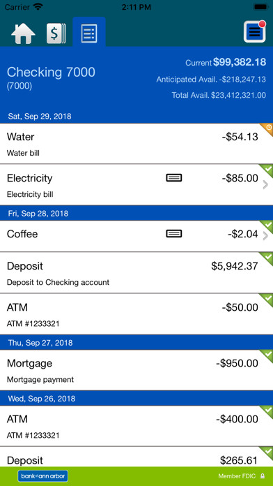 BOAA Business Mobile Banking Screenshot