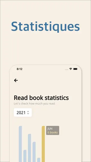 Capture d'écran de Bookmory - Book Tracker sur iPhone 9