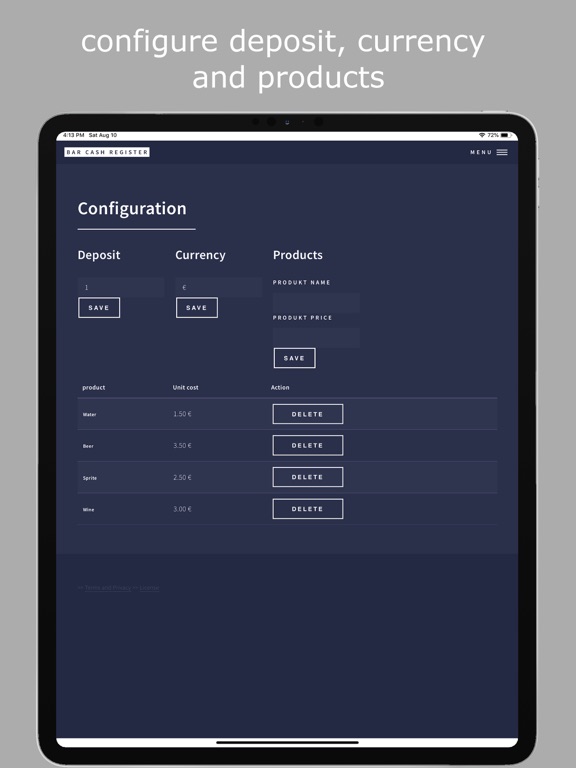 Screenshot #5 pour Bar Cash Register PRO