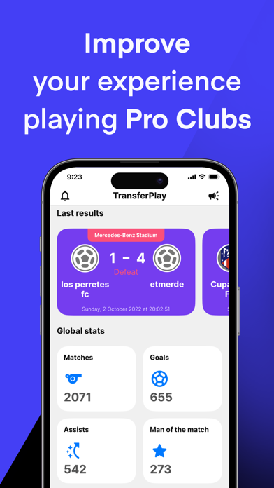 TransferPlay - Pro Clubs Screenshot