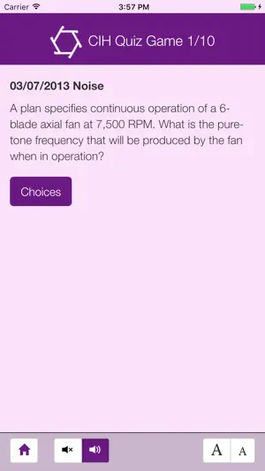CIH Quiz Game App screenshot 2