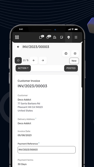 Spiffy: Odoo Mobile App Screenshot
