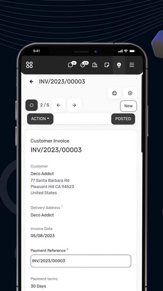 #7. Spiffy: Odoo Mobile App (iOS) 由: BIZOPLE SOLUTIONS PRIVATE LIMITED