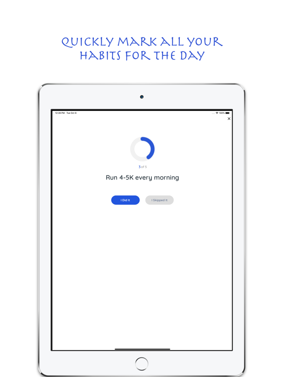 HabitX – Habit & Goal Tracker iPad screenshot 4 - Productivity app