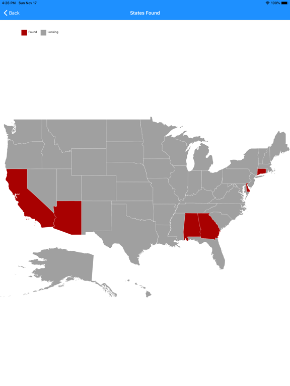 Spot The State iPad screenshot 4 - Entertainment app