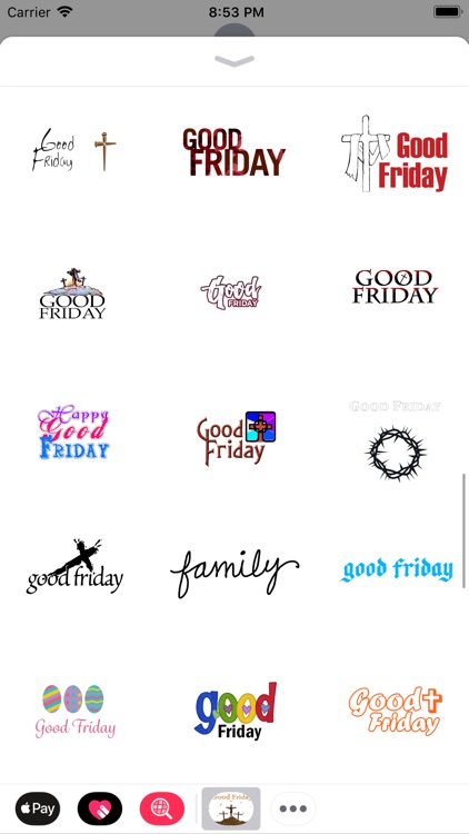 Good Friday Stickers 2018