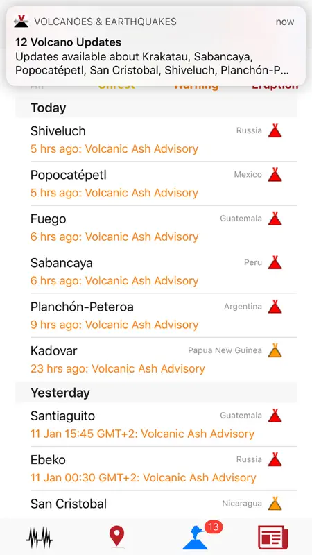 Volcanoes & Earthquakes screenshot 3 of 8