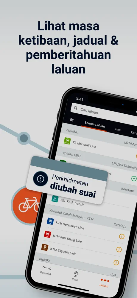 Moovit: trasnport awam