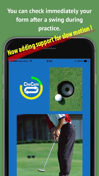 Golf Swing AI Analyzer: CheCam Screenshot 1 of 2