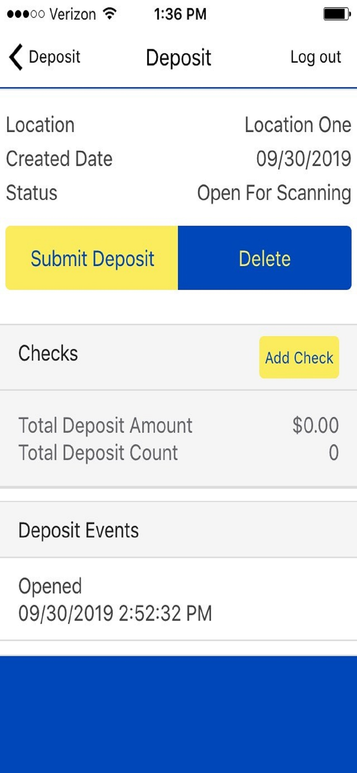 First Deposit screenshot 2