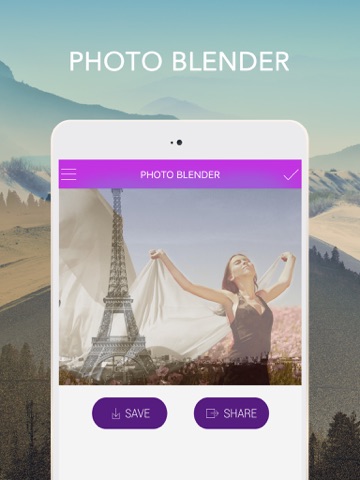AI Photo Blender - Photo Mixer iPad screenshot 5 - Photo & Video app