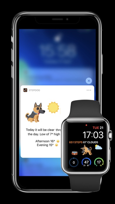 StepDog - Watch Face Dog Screenshot