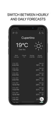 Minimalistic Weather Appのおすすめ画像2